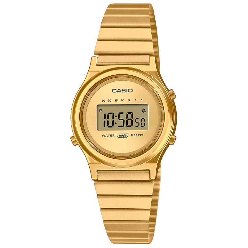 Casio  La700weg-9aef Reloj De Pulsera Digital Para Mujer Color Dorado