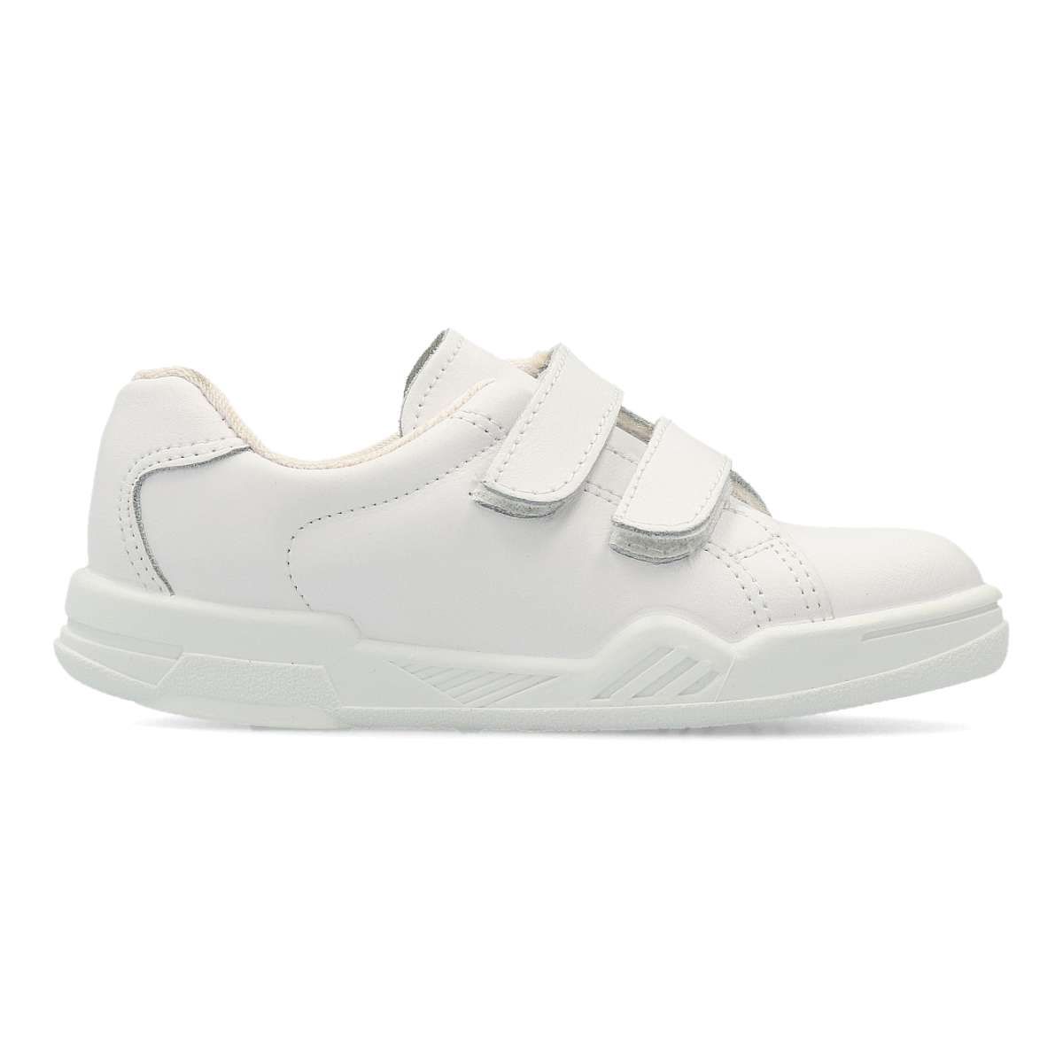 Peke's by Vanessa - Zapatillas deportivas colegiales PEKES con cierre de velcro, piel 100 % lavable, suela antideslizante y plantilla acolchada para niños