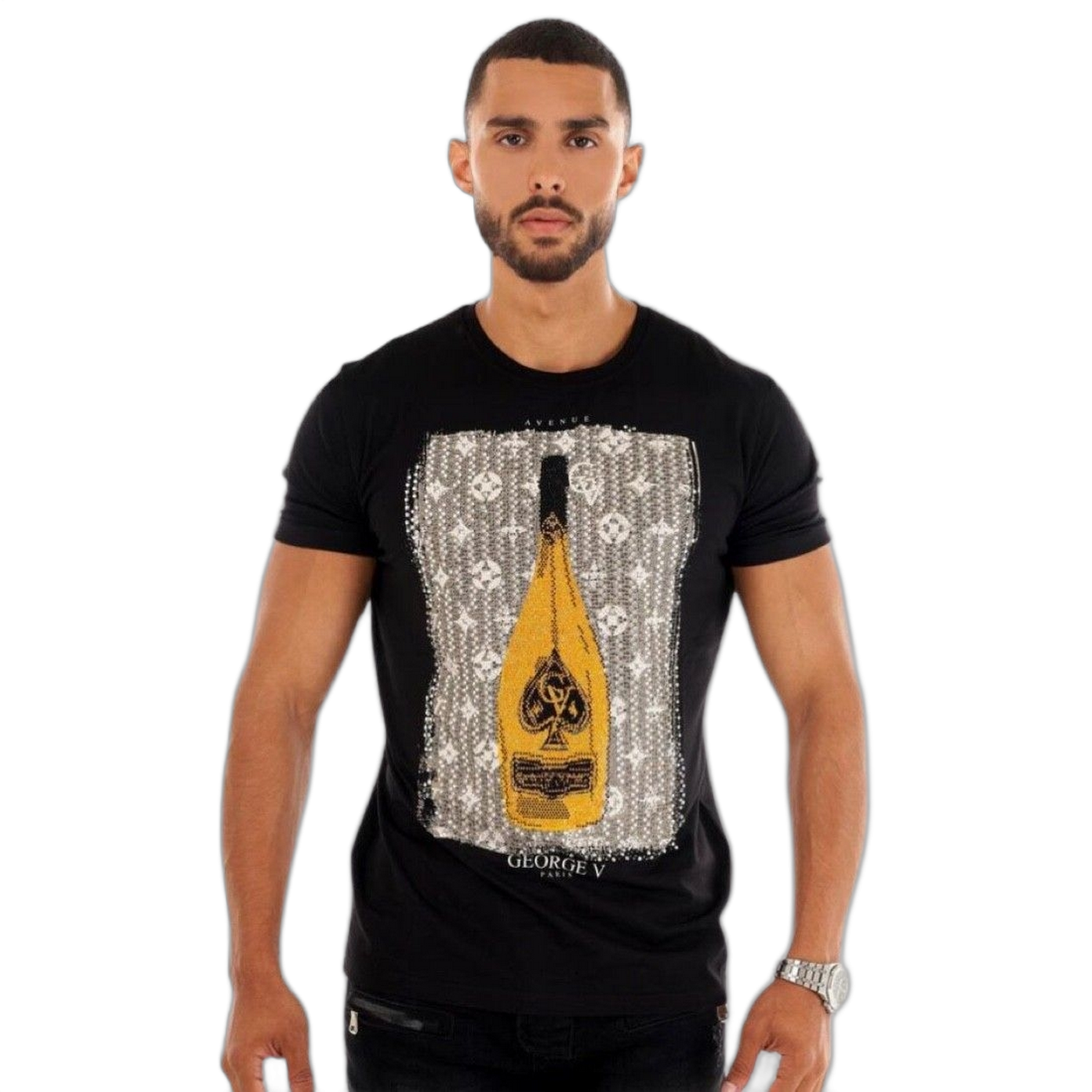 Camiseta George V Paris Champage VIP Marino  Moderno, Ropa casual