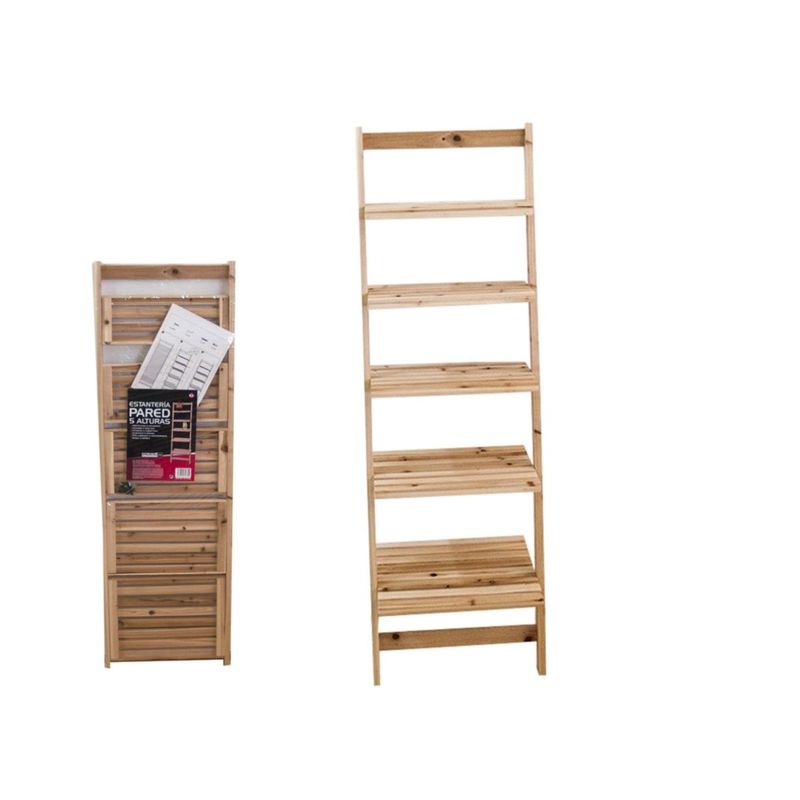 Estantería Gerimport 5 Alturas para Pared 129 X 41.5 X 30 Cm - Almacenamiento Herramientas