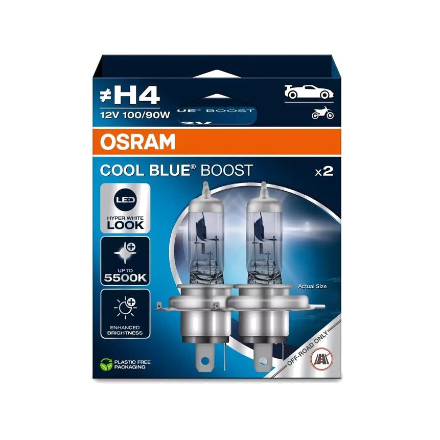 Lámpara Para Faro Con Luz Potente Cool Boost H4 12V 100/90W - 2 Uds 1129548