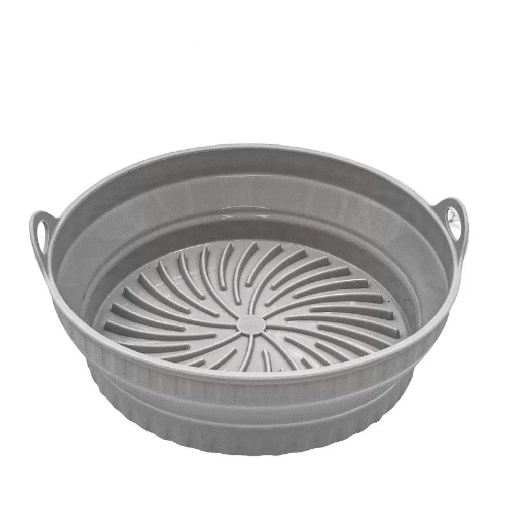 Cesta de Silicona para Freidora de Aire Cuadrado Plegable - Accesorios de Cocina