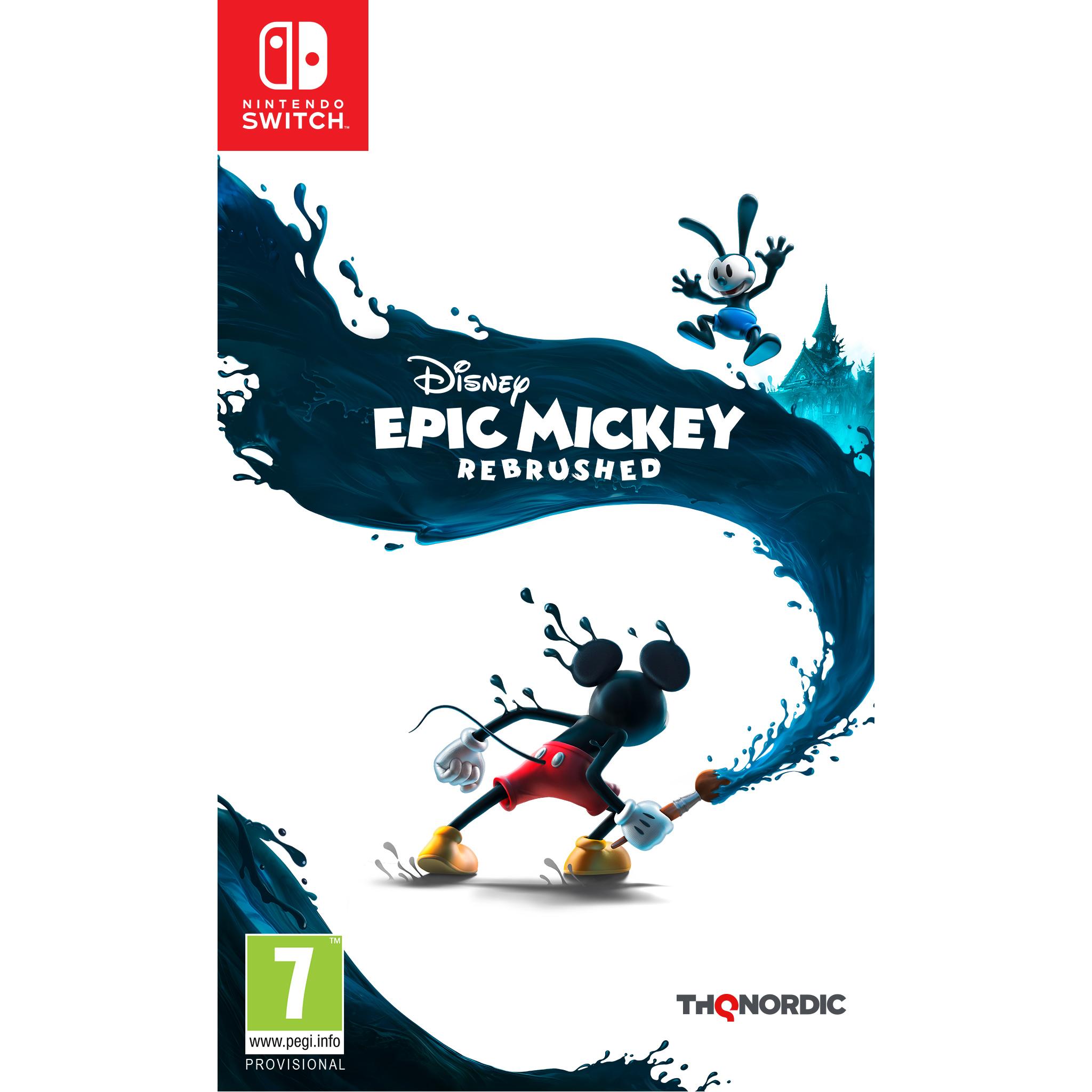 DISNEY EPIC MICKEY: REBRUSHED ELIGE VERSÍON PLAYSTATION 5 PS5 PC NINTENDO SWITCH XBOX ONE SERIES X JUEGO FÍSICO ESPAÑOL