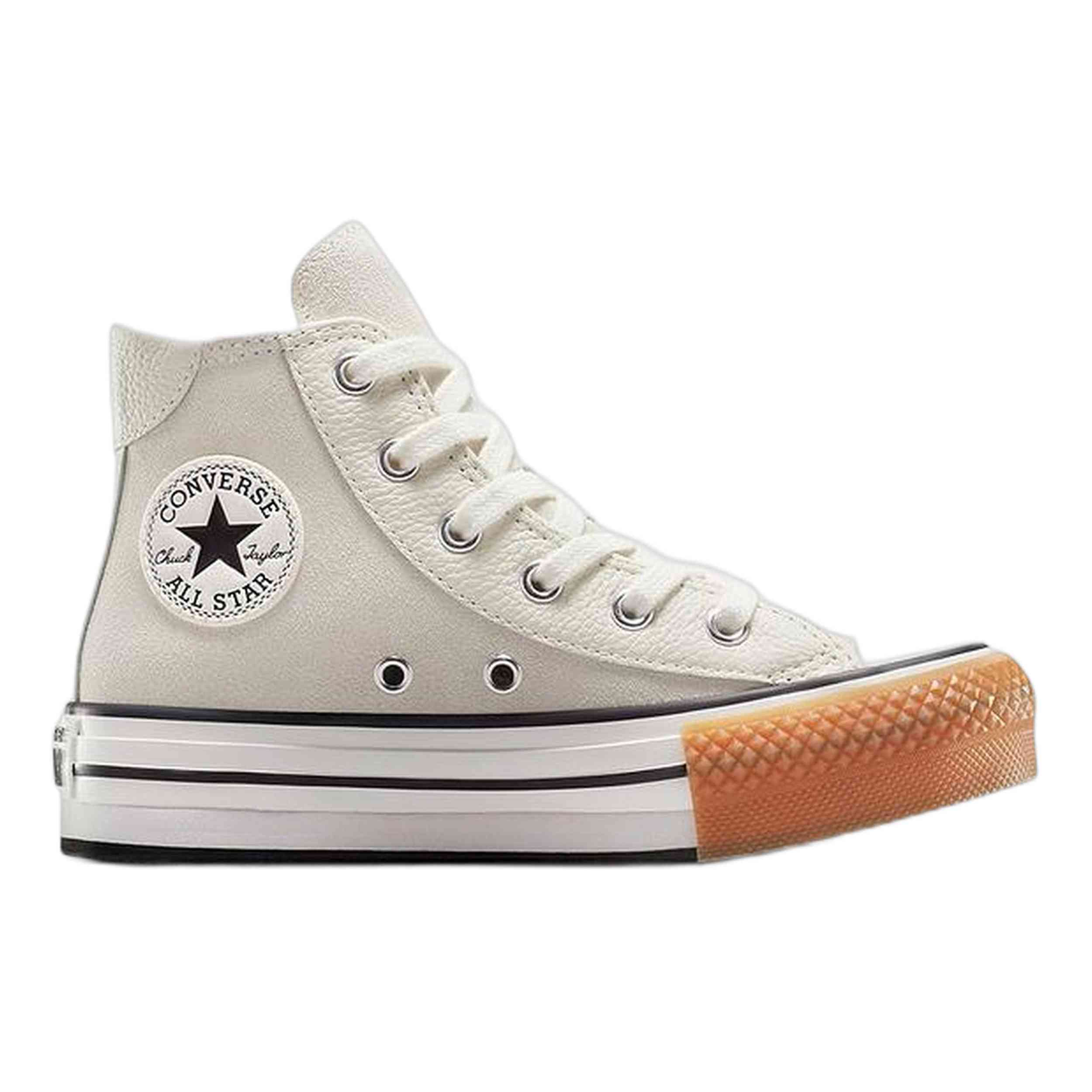 Calzado Sportswear marca Converse modelo A14257C para kids en color beig