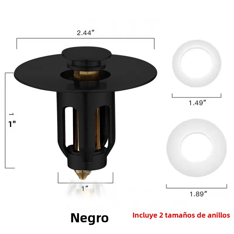 TK Filtro De Esgujo Universal De Cobre 99% Con Cogote Pop-Up Para Baño Y Lavabo Capturador De Pelos Tapa De Desagüe Para Lavabo Y Baño Herramienta De Baño
