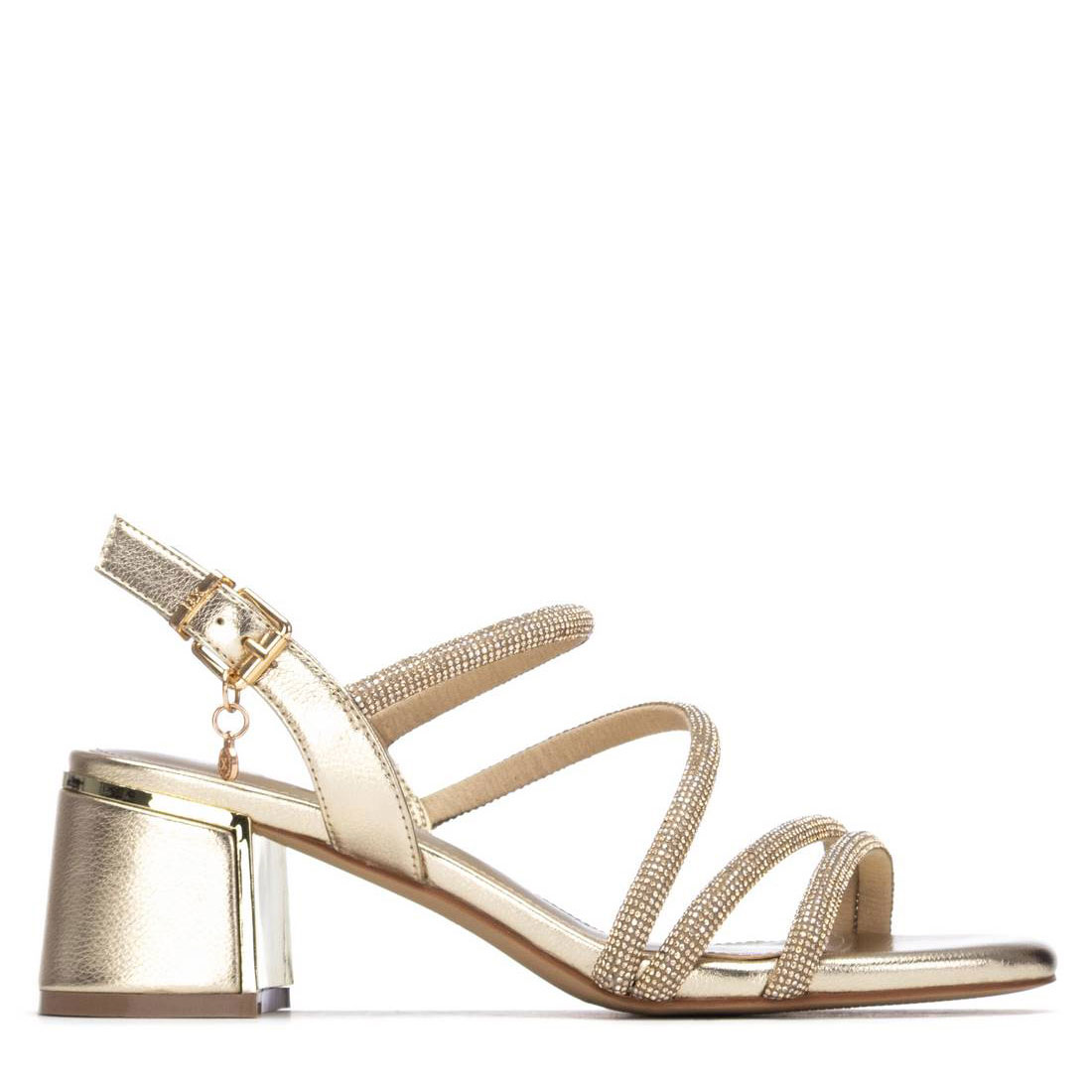 Xti Sandalias de mujer oro 145260-ORO , para Mujer