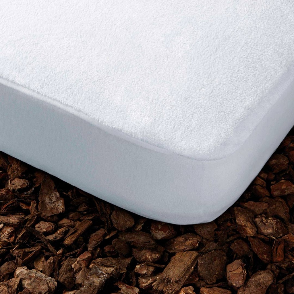 Protector de colchón impermeable y transpirable Nieve, 100% Algodón, Cotopur