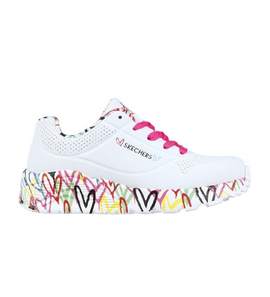 Skechers | Mujer | Zapatillas Uno Lite Lovey Luv blanco