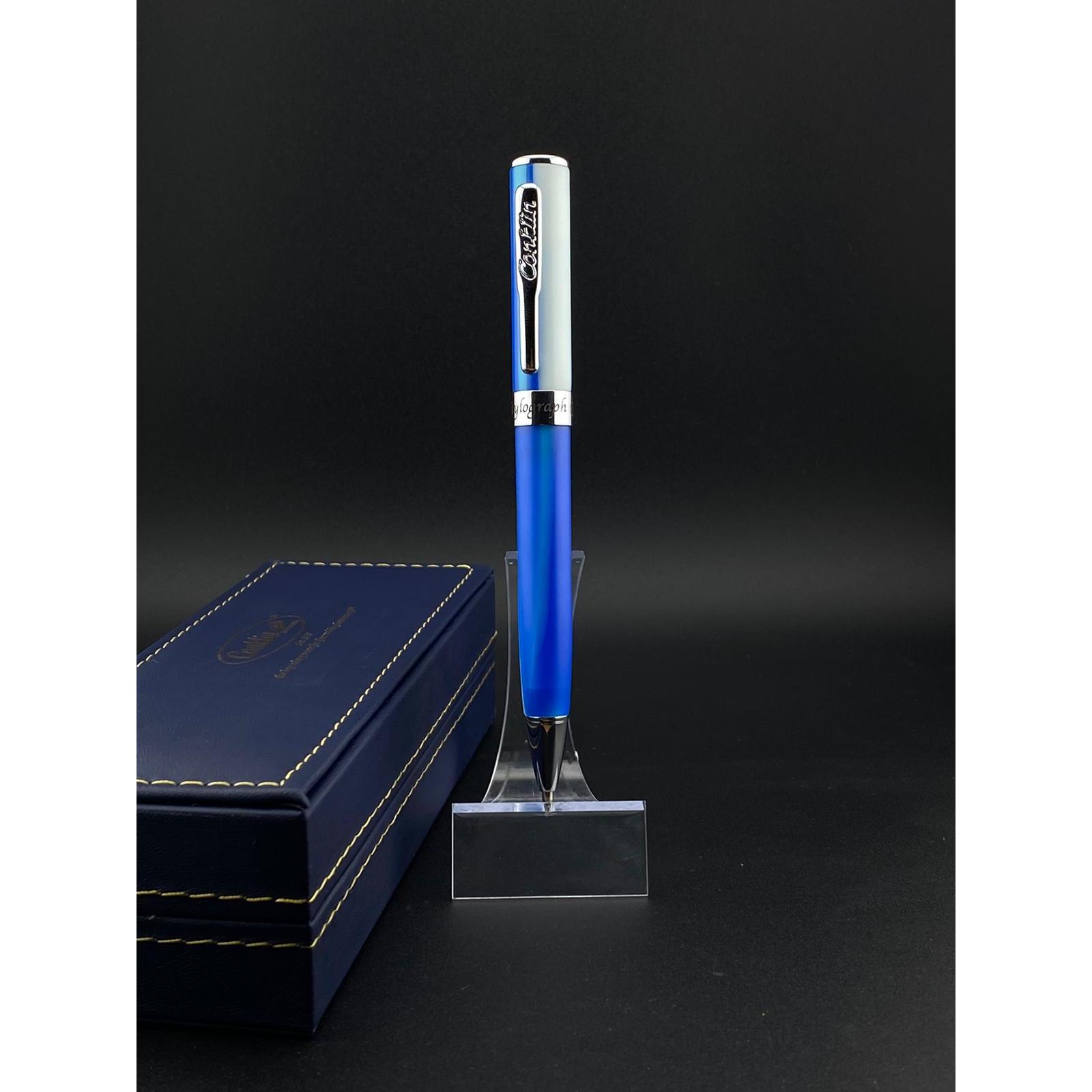 Bolígrafo Conklin Stylograph Finish Artic Blue
