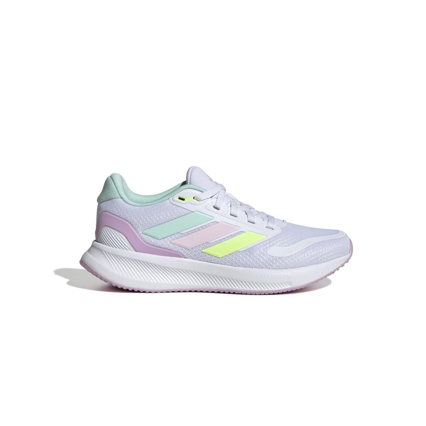 Zapatilla  Running  Adolescnete  Adidas Runfalcon 5 Blanco