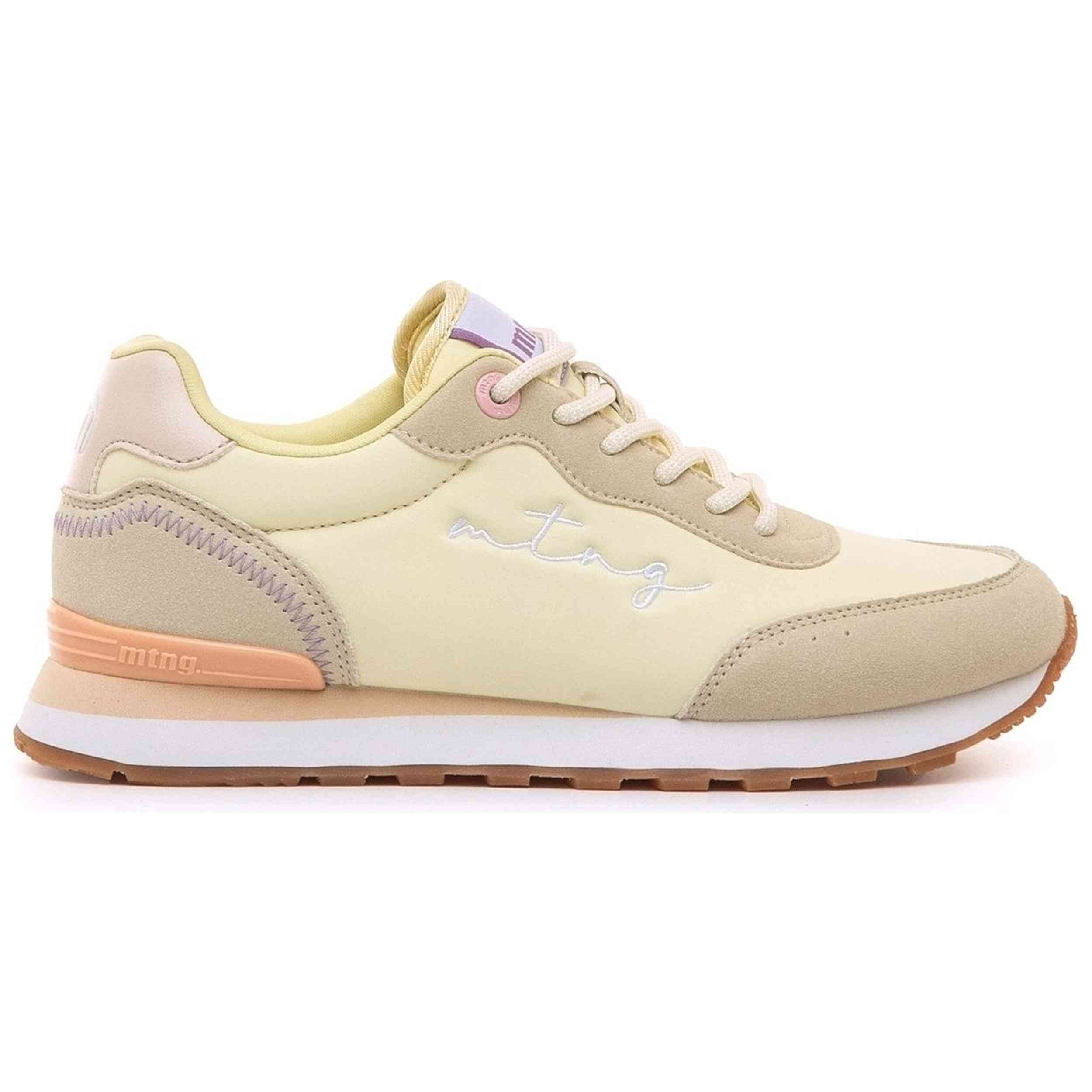 Zapatillas Mustang modelo 60439 para Mujer en color Beige