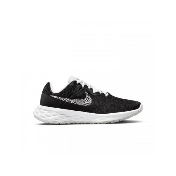 NIKE WMNS REVOLUTION 6 NN PRN NEGRO/BLANCO 001