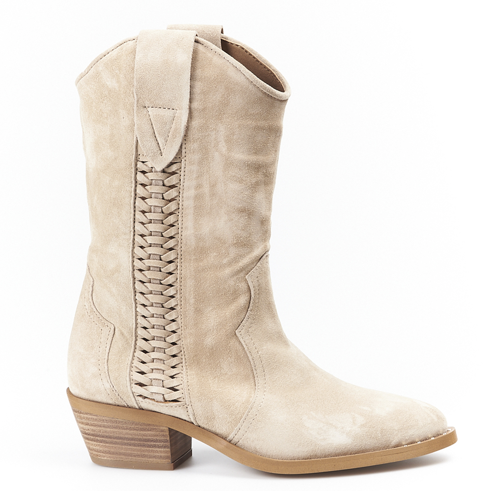 Botas altas para mujer fabricadas en España Alpe Claire 21111108 Arena