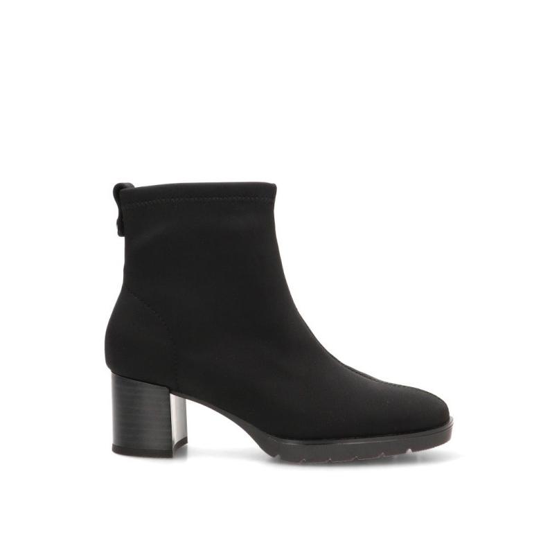 Botin Dangela - Mujer - Tacón Medio - Modelo Dzs31996 - Color Negro