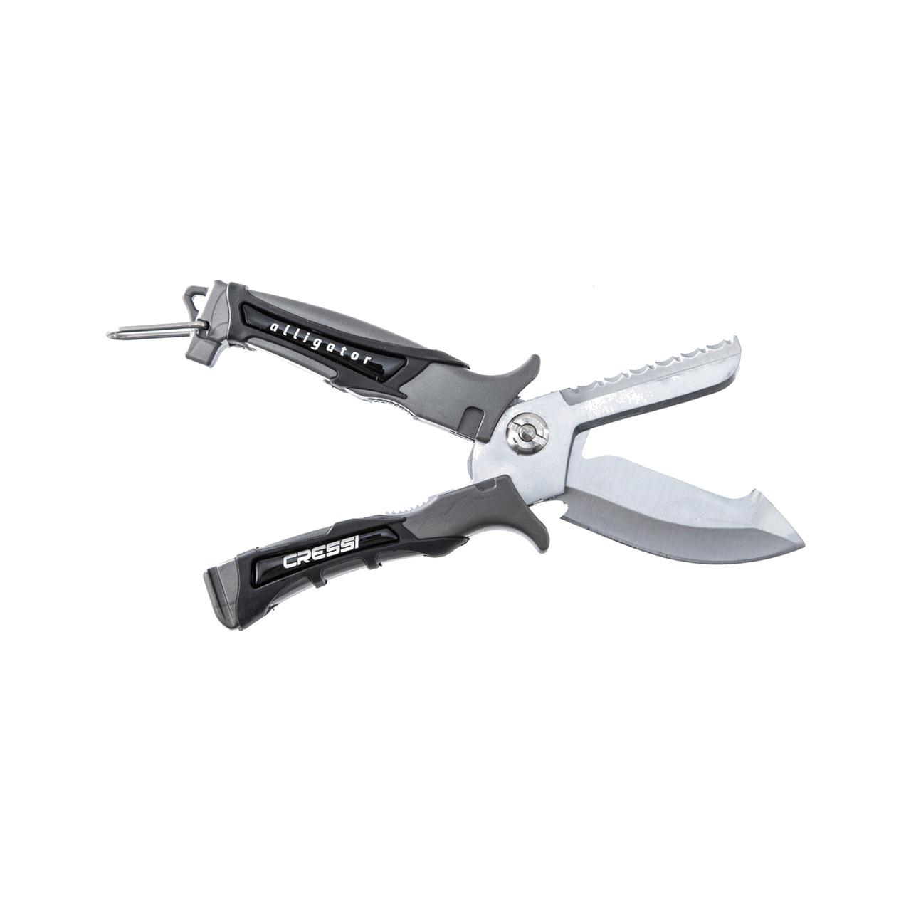 Cuchillo Buceo Tijera Alligator De Acero Inoxidable BRC 555004