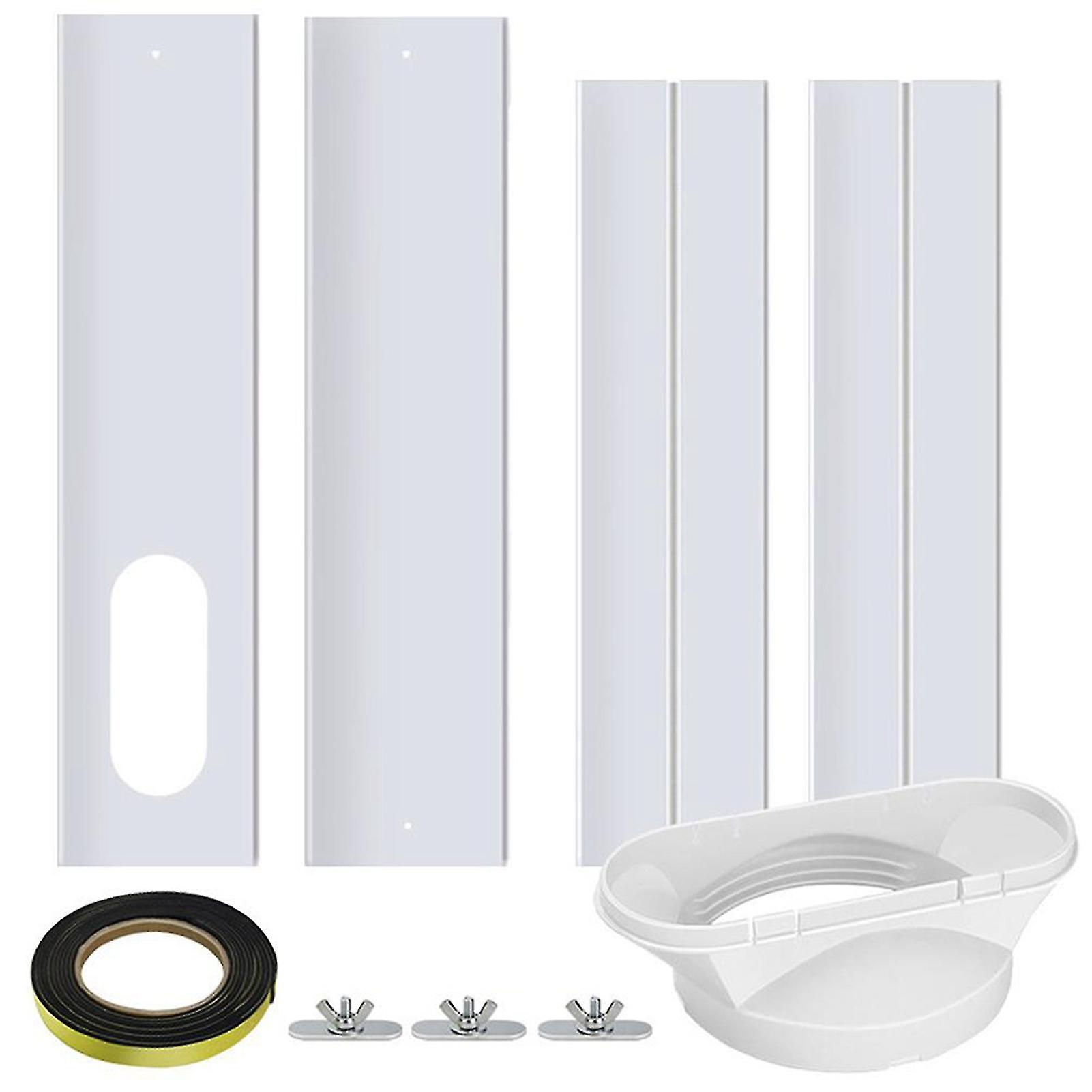 TK Sliding Door Air Conditioner Kit Portable Air Conditioner Window Vent Kit Adjustable Window Slide Kit Plate
