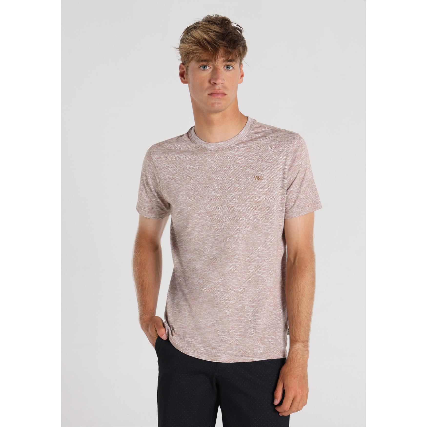 Victorio & Lucchino - Camiseta Mezcla Logo Brown