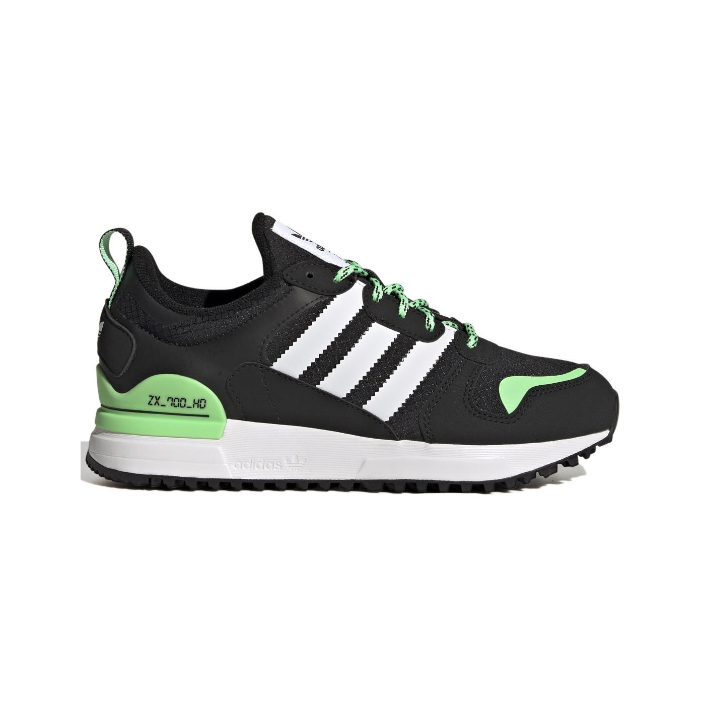 Zapatillas adidas zx 700 hd j negro verde de niño.