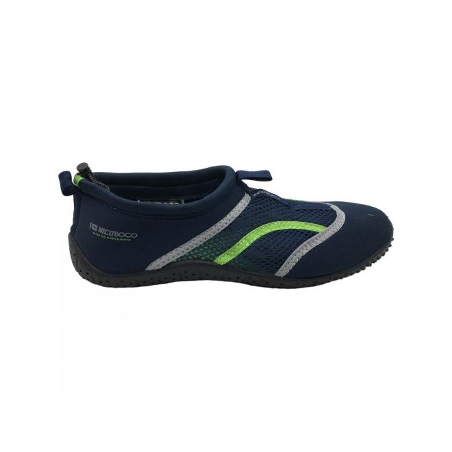 Escarpines Nicoboco para Hombre en Azul - Protege tus Pies en Playas y Ríos con Neopreno y Malla, Tallas 36-41: Máxima Seguridad y Comodidad para Aventuras Acuáticas. Estos escarpines garantizan prote