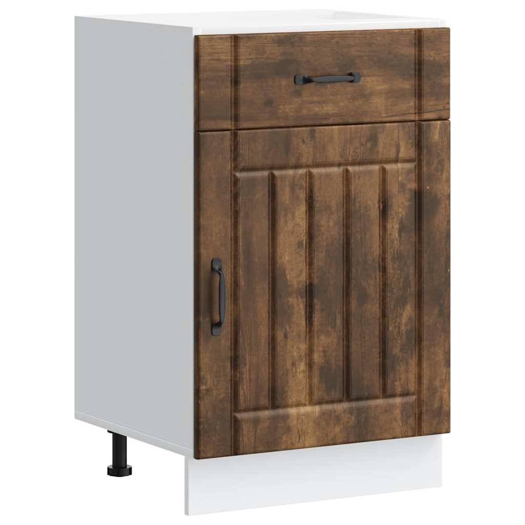 vidaXL Mueble bajo de cocina Lucca madera de ingeniería  50 x 46 x 81.5 cm Multicolor