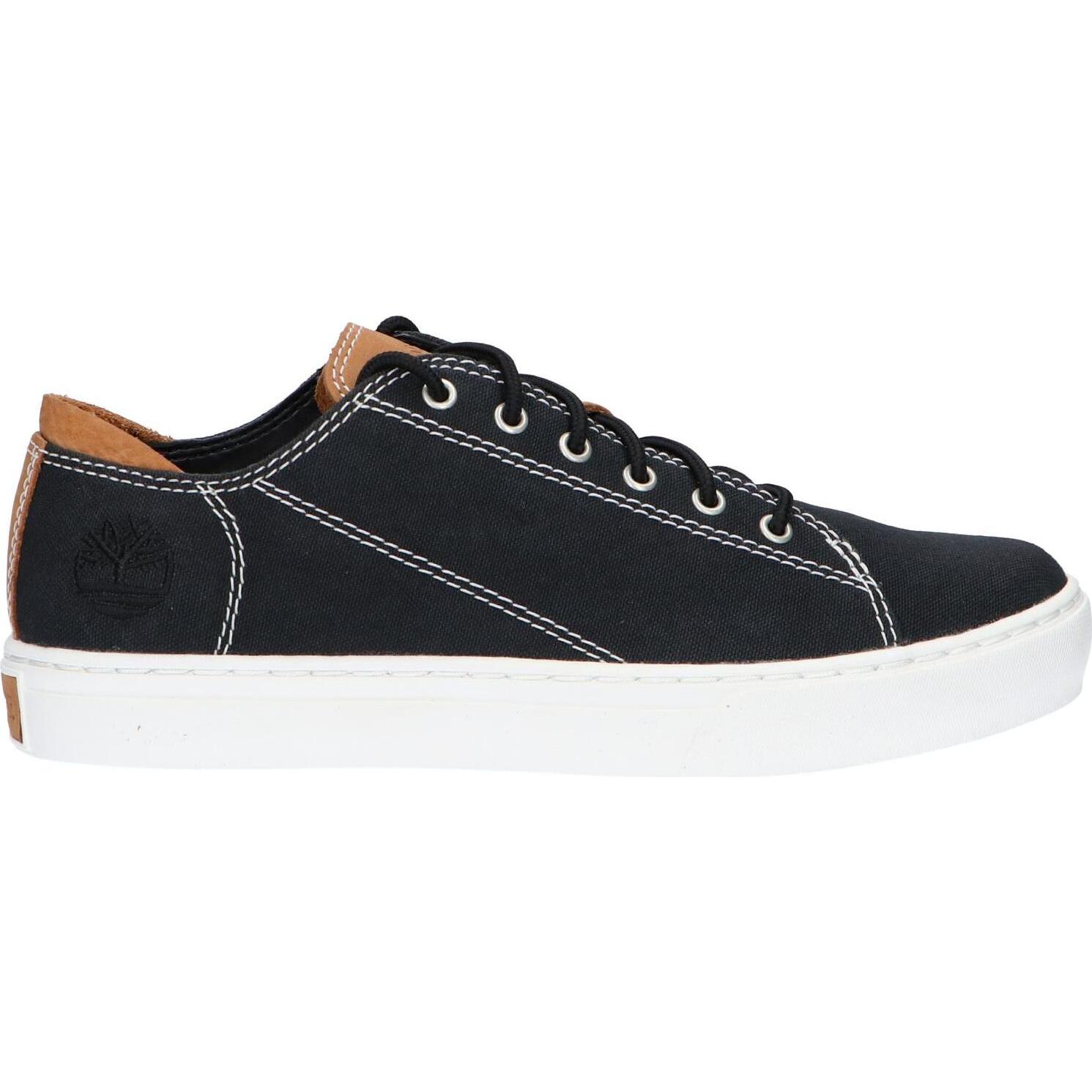 Timberland Men's Casual Sneakers - Durable black canvas with cushioned insole and anti-slip outsole, perfect for outdoor adventures and urban walks, providing all-day comfort and flexible design for men’s sneakers.