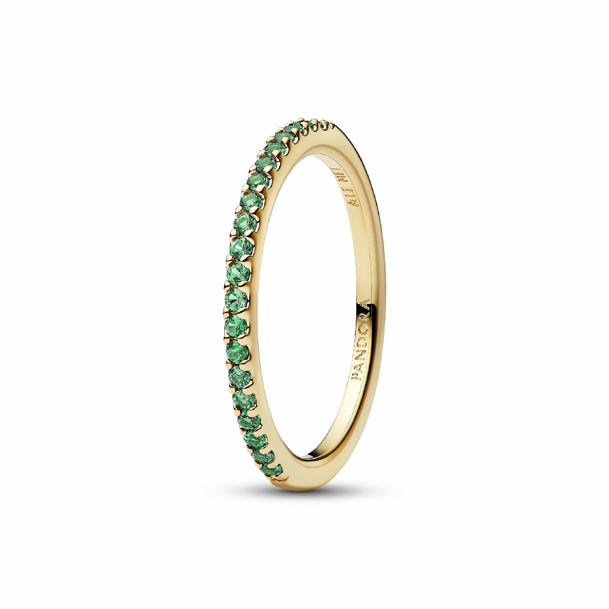 Anillo Pandora Banda Verde Brillante 162999C03