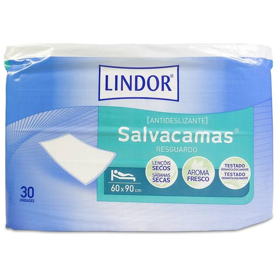 Lindor Salvacamas Antideslizante 60X90Cm 30Uds