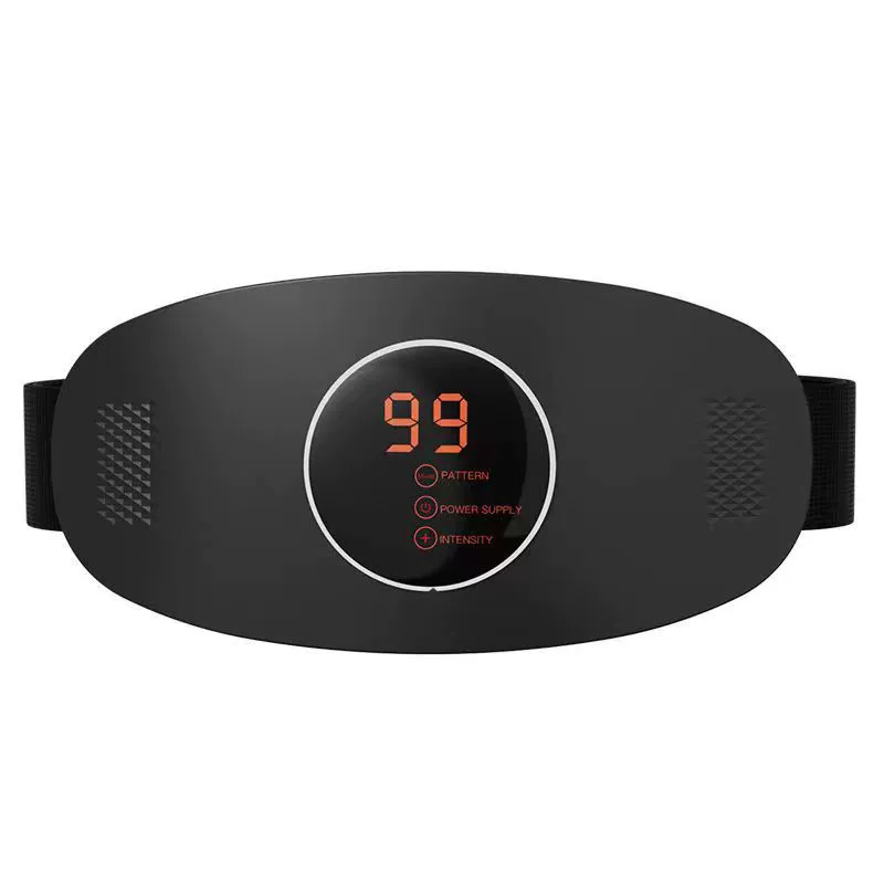 Masajeador de cintura recargable con vibración: incluye cinturón elástico, carga USB, dispositivo para adelgazar y tonificar todo el cuerpo