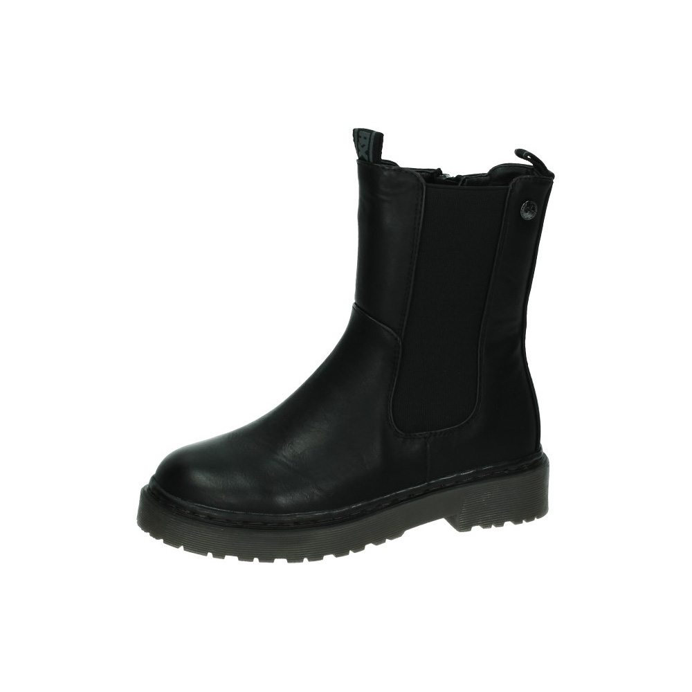 Botas-botines marca XTI para niña en color negro. BOTINES PARA NIÑAS