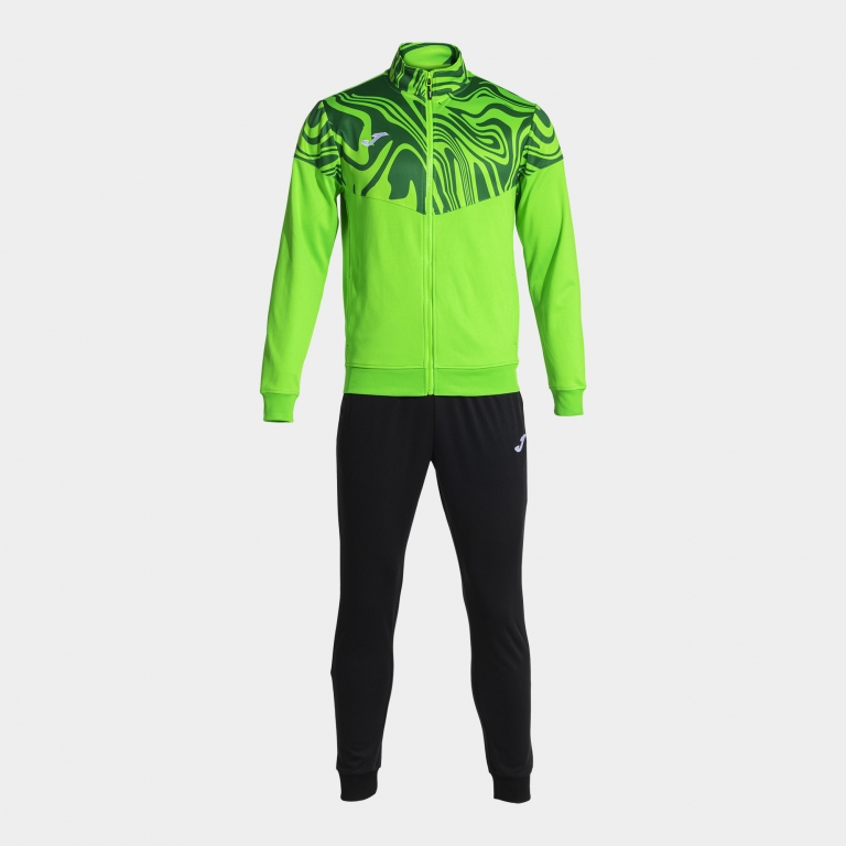 Chándal Hombre Joma Lion II 103771 Verde Flúor Negro 021 Confortable