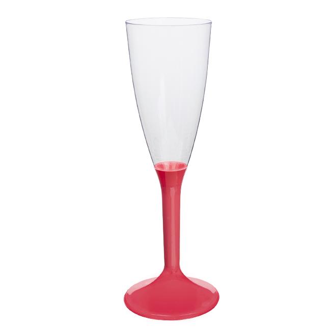 MONOUSO | Copa Reutilizable PS Pie Coral Cava 120ml 2P (20 Uds)
