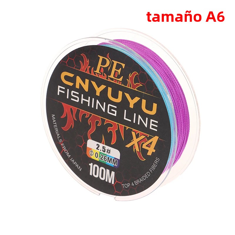 TK Línea De Pesca Tejida 100M 4 PE Hilo Para Agua Dulce Y Salada Fly Kite Line Oceánica Nylon Resistente a La Corrosión
