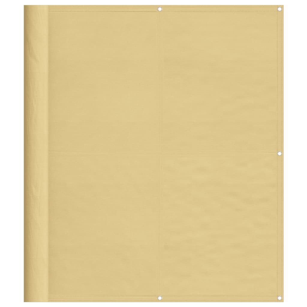 vidaXL Toldo para balcón tela oxford 120x500 cm Color Beige, Crema, Verde oscuro