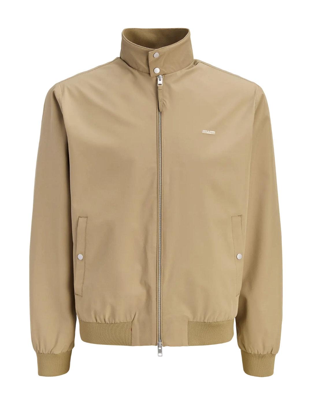 Chaqueta bomber Jack&Jones Blualves beige para hombre
