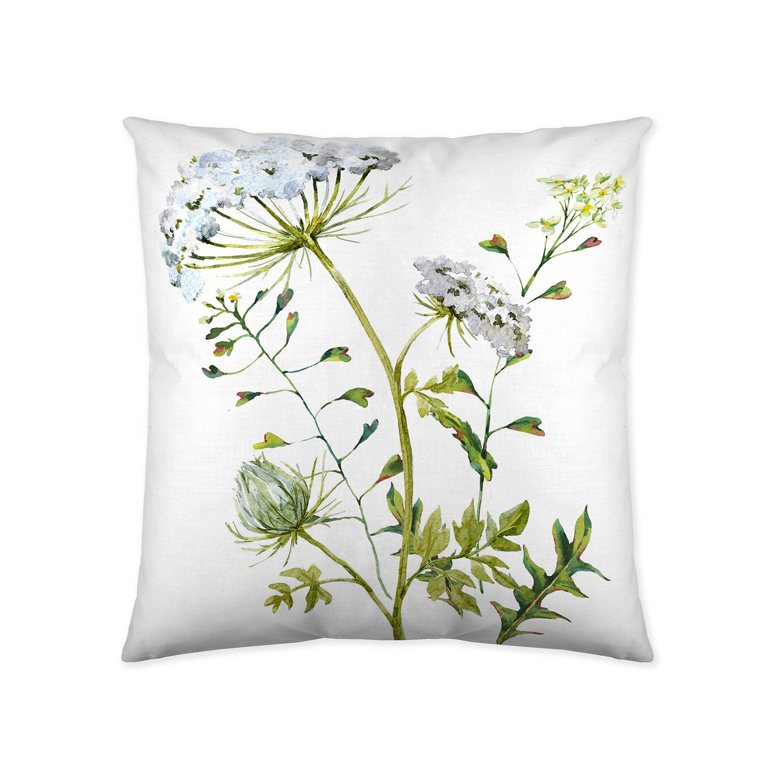 NATURALS - Funda Cojín Vacío Estampada - 100% Algodón Extra Suave - 50X50 cm - Fabricado en España - Modelos Diseños Florales