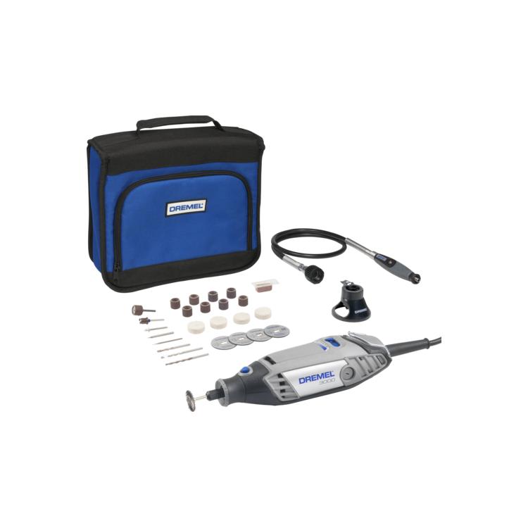 DREMEL® Kit Multiherramienta 3000-2/25 con Cable (130W) con 2 Complementos y 25 Accesorios
