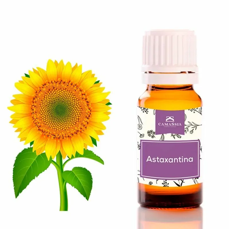 Camassia Astaxantina | Principios activos naturales | Potente protector natural UVA-UVB aprobado por COSMOS