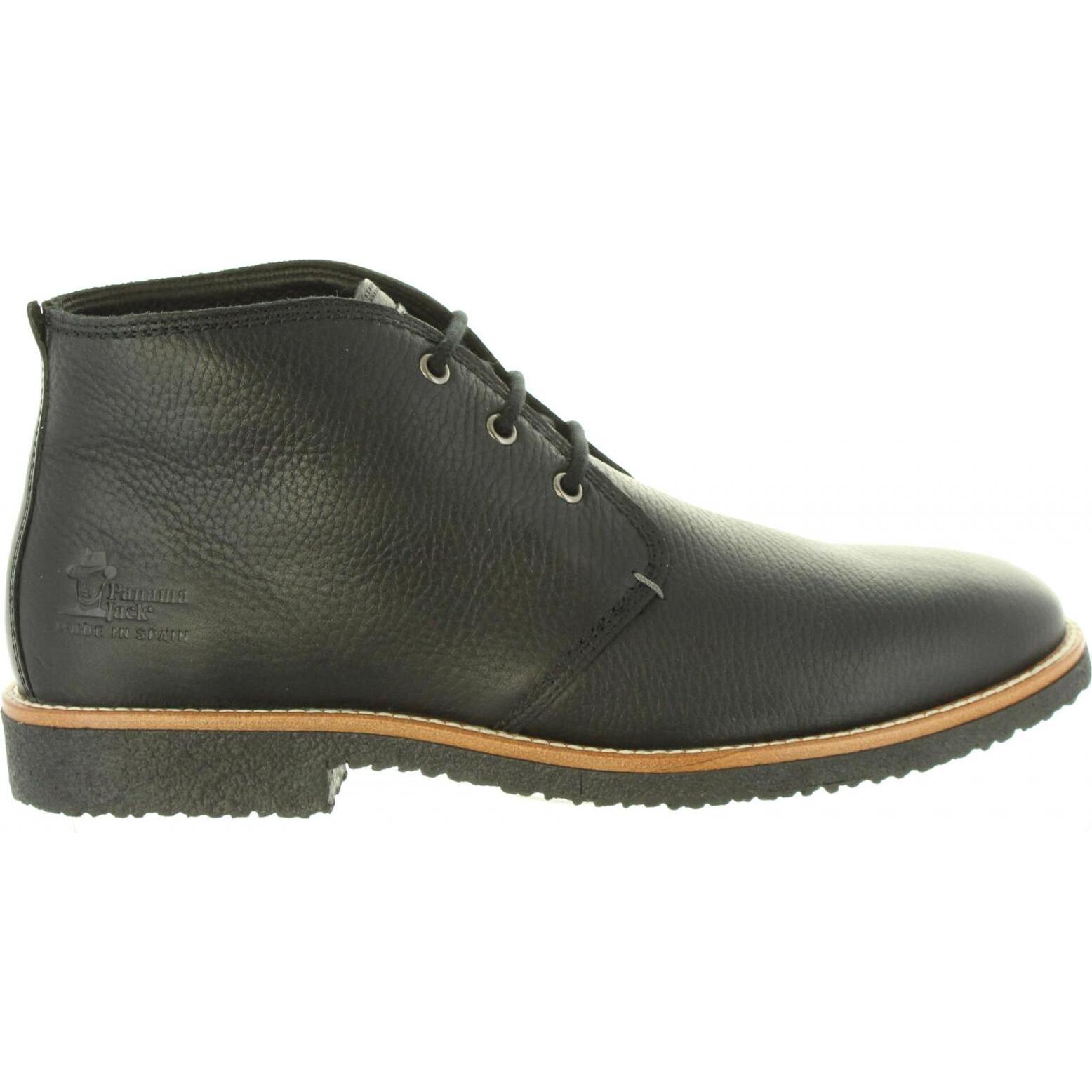 Panama jack gael c10 napa grass black men's ankle boots