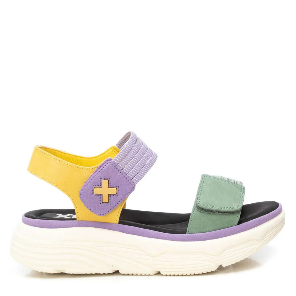 Xti Sandalia de piel sintética 143986-LILA , para Mujer
