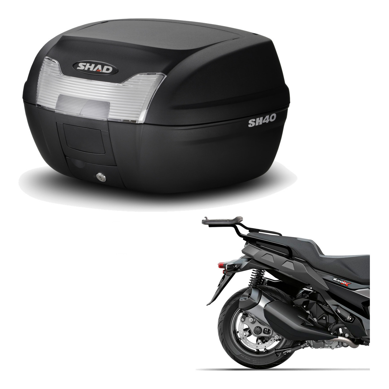 Baul Trasero + Herraje Montaje Sh40 Sh 40 2011 KIT-178315