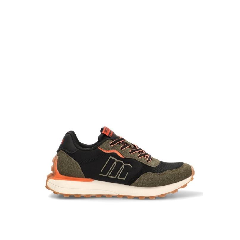Zapatillas Casual Mustang - Hombre - Suela Plana - Modelo 84810 - Color Negro