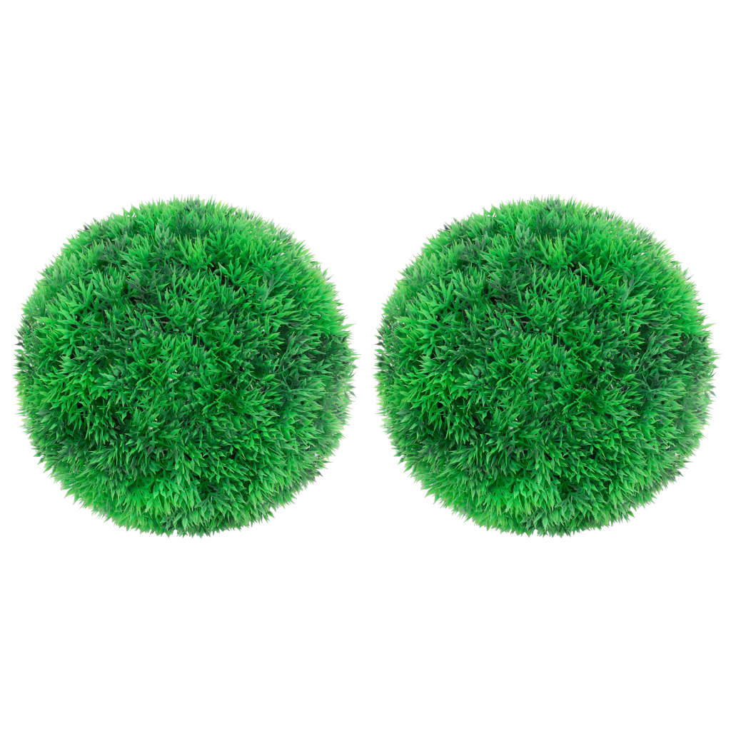 vidaXL Bolas de Boj Artificial Adorno Floral Planta Jardinera Maceta Dimensiones 12 cm (4 unidades),  22 cm (2 unidades),  27 cm (2 unidades) y mas