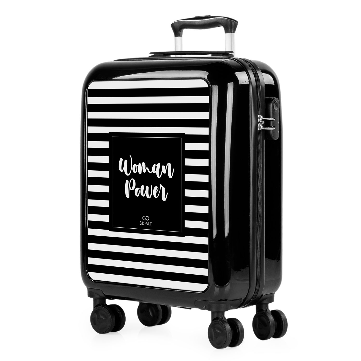Skpat - Maleta Cabina 55X40x20 - Maletas Viaje Cabina 4 Ruedas. Maleta De Cabina Ligera Y Resistente. Maletas Cabina Con Candado Combinacion 132950