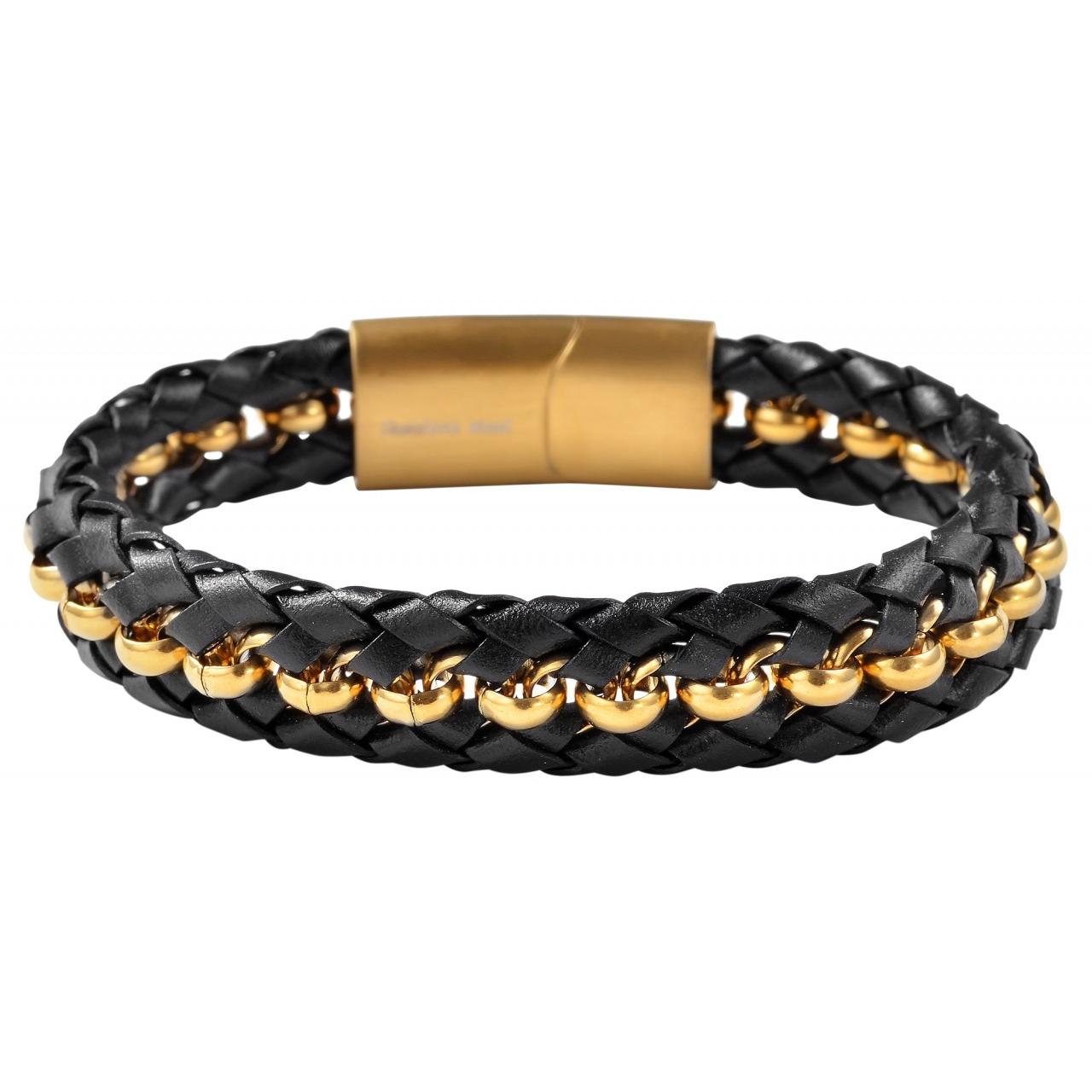 Akzent® Pulsera em Couro 21 cm