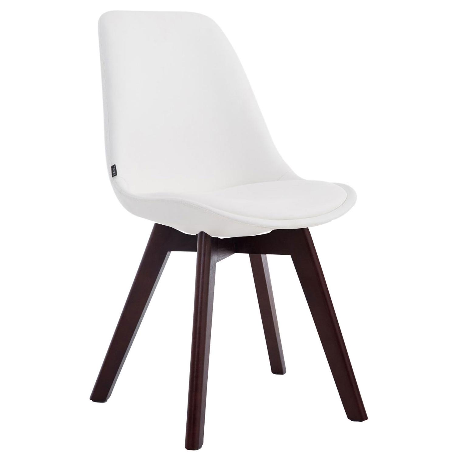 Silla de comedor Manado Blanco,Nogal
