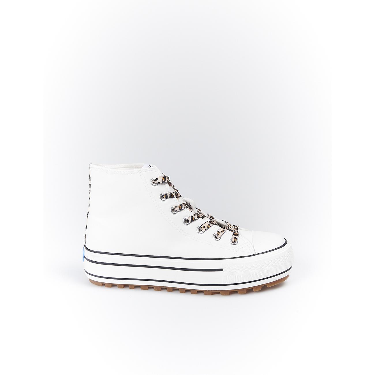 Botas tipo sneakers para mujer Mustang Bigger T 60298 Blanco