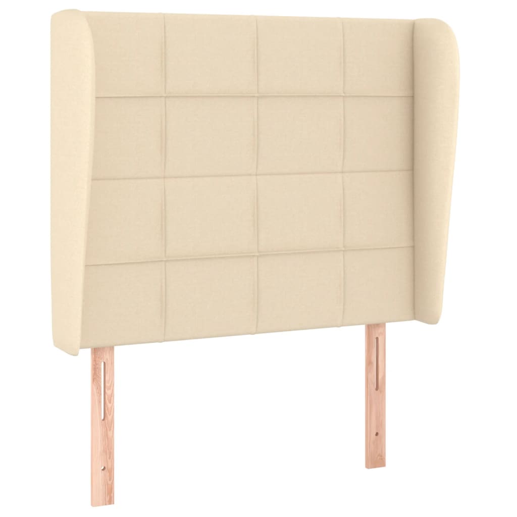 vidaXL Cabecero con orejas de tela 103x23x118/128 cm Multicolor