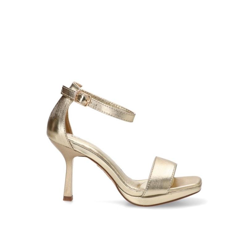 Sandalia Vestir Buonarotti - Mujer - Tacón Alto - Modelo Na2215 - Color Oro