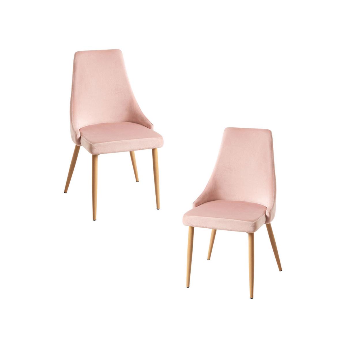 Regalos Miguel - Packs Sillas Comedor - Pack 2 Sillas Stoik Wood - Rosa