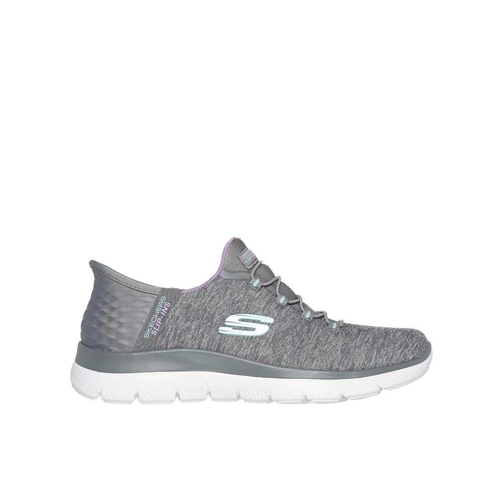 Skechers 149937_GYMT Zapatillas para mujer grises en textil 82284
